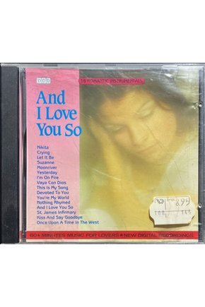 (Plak Değildir CD dir) CD 16 Romantic Instrumentals And I Love You So CD