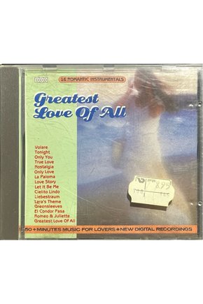 (Plak Değildir CD dir) CD 16 Romantic Instrumentals Greatest Love Of All CD