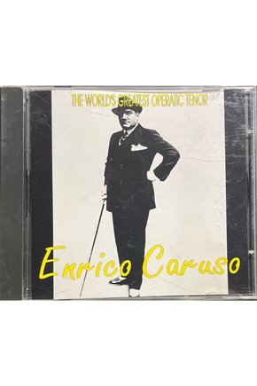 (Plak Değildir CD dir) CD Enrico Caruso The Worlds Greatest Operatic Tenor CD