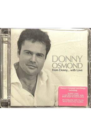 (Plak Değildir CD dir) CD Donny Osmond From Donny... With Love CD