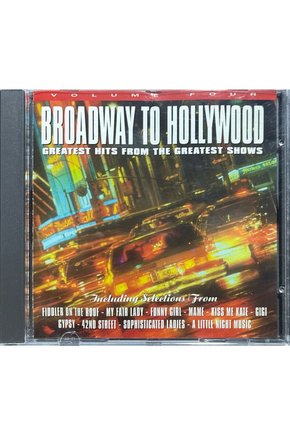 (Plak Değildir CD dir) CD Broadway To Hollywood Volume Four CD