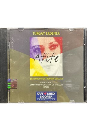 (Plak Değildir CD dir) CD Turgay Erdener Afife Tchaikovsky CD