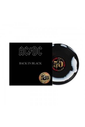 Ac Dc Back in Black (50th Anniversary - Black & White Swirl Vinyl) Lp Plak