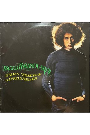 Angelo Branduardi Italian Version Of 1st Lp Released 1974 Lp Plak