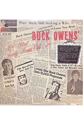 Buck Owens 41st Street Lonely Hearts Club  Weekend Daddy LP Plak