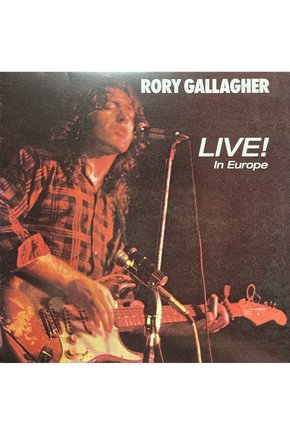 Rory Gallagher Live! In Europe LP Plak