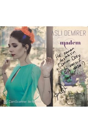 (PLAK DEĞİLDİR CD DİR) Cd Aslı Demirer Madem Imzalı Cd