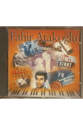 (PLAK DEĞİLDİR CD DİR) Cd Fahir Atakoğlu Kıbrıs Sarı Zeybek Demir Kırat Açılmamış Jelatininde Cd