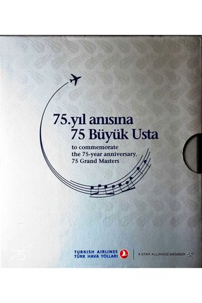 (PLAK DEĞİLDİR CD DİR) Cd 75.yıl Anısına 75 Büyük Usta 5 Cd Cd