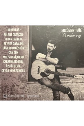 (PLAK DEĞİLDİR CD DİR) Cd Ercüment Gül Demedim Say Açılmamış Ambalajında Cd