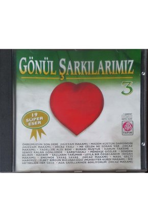 (PLAK DEĞİLDİR CD DİR) Cd Gönül Şarkılarımız 3 Cd