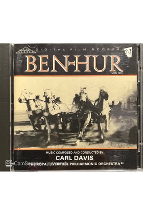 (PLAK DEĞİLDİR CD DİR) Cd Carl Davis Benhur Cd