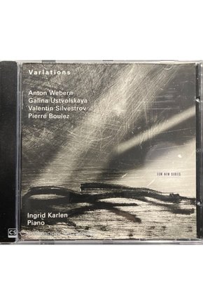 (PLAK DEĞİLDİR CD DİR) Cd Wber Ustvolskaya Silvestrov Boulez Ingrid Karlen Ecm Cd