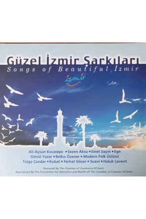 (PLAK DEĞİLDİR CD DİR) Cd Güzel Izmir Şarkıları  Songs Of Beautiful Izmir Cd