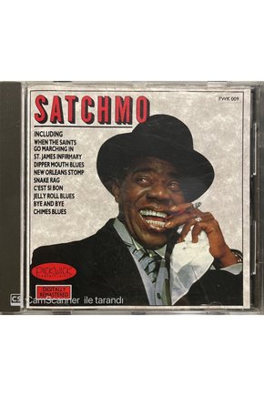 (PLAK DEĞİLDİR CD DİR) Cd Louis Armstrong Satchmo Cd