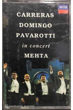 Carreras Domingo Pavarotti In Concert Mehta Kaset