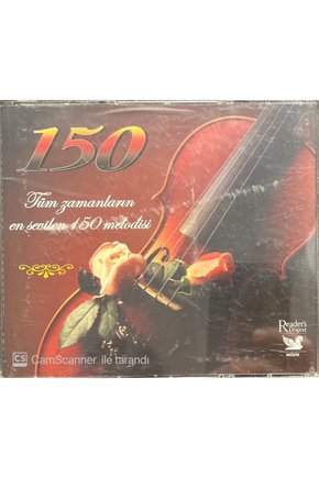 (PLAK DEĞİLDİR CD DİR) Cd Tüm Zamanların En Sevile 150 Melodisi 6 Cd