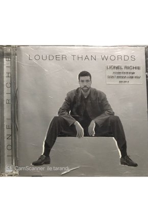 (PLAK DEĞİLDİR CD DİR) Cd Lionel Richie Louder Than Words Cd
