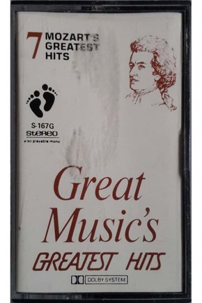 7 Mozarts Greatest Hits Great Musics Kaset
