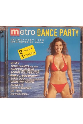 (PLAK DEĞİLDİR CD DİR) Cd Metro Dance Party Cd