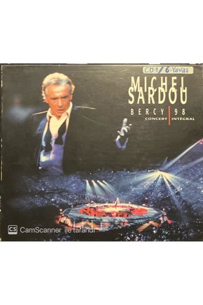 (PLAK DEĞİLDİR CD DİR) Cd Michel Sardou Bercy 98 Tripple Cd