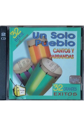 (PLAK DEĞİLDİR CD DİR) Cd 32 Serie Millenium Un Solo Pueblo Cantos Y Parrandas Cd