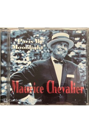 (PLAK DEĞİLDİR CD DİR) Cd Maurice Chevalier Paris By Moonlight Cd