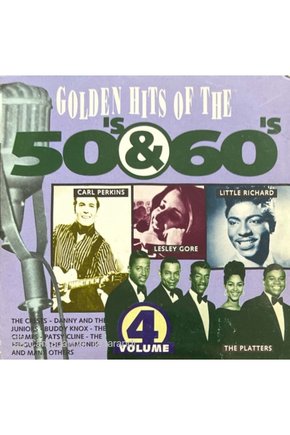(PLAK DEĞİLDİR CD DİR) Cd Golden Hits Of The 50s & 60s Volume 4 Cd