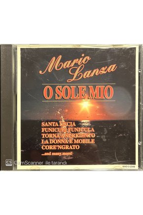 (PLAK DEĞİLDİR CD DİR) Cd Mario Lanza O Sole Mio Cd