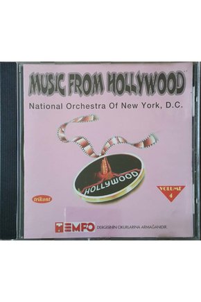 (PLAK DEĞİLDİR CD DİR) Cd Music From Hollywood Volume 4 Cd