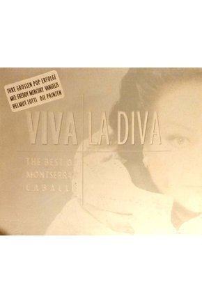 (PLAK DEĞİLDİR CD DİR) Cd Viva La Divathe Best Of Montserrat Caballe Cd