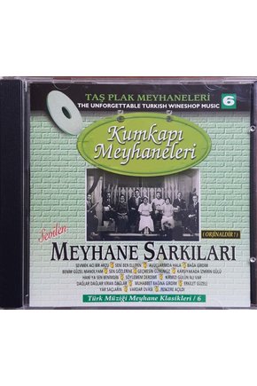 (PLAK DEĞİLDİR CD DİR) Cd Kumkapı Meyhaneleri Sevilen Meyhane Şarkıları 6 Cd