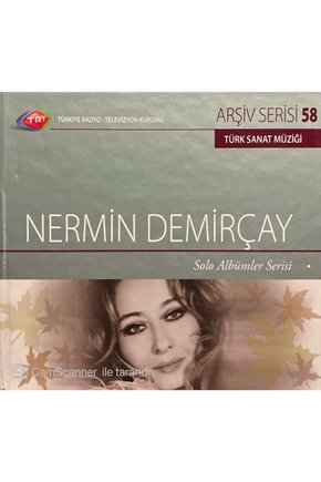 (PLAK DEĞİLDİR CD DİR) Trt Arşiv Serisi 58 Nermin Demirçay Solo Albümler Serisi Cd