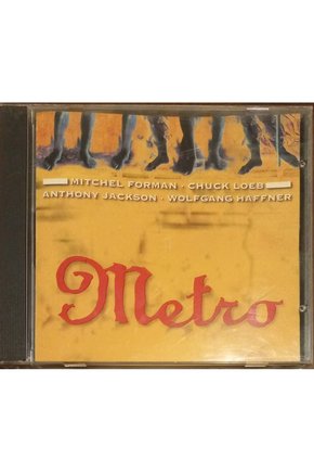 (PLAK DEĞİLDİR CD DİR) Cd Metro Mitchel Forman Chuck Loeb Anthony Jackson Wolfgang Haffner Cd