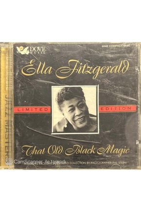 (PLAK DEĞİLDİR CD DİR) Cd Ella Fitzgerald That Old Black Magic Jazz Cd