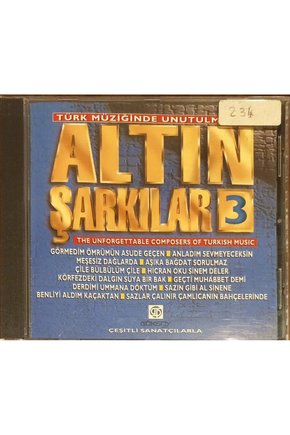 (PLAK DEĞİLDİR CD DİR) Cd Altın Şarkıular 3 Cd