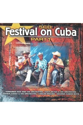 (PLAK DEĞİLDİR CD DİR) Cd Festival On Cuba ( Part 1 5cd) Cd