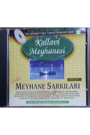 (PLAK DEĞİLDİR CD DİR) Cd Kallavi Meyhanesi Sevilen Meyhane Şarkıları 2 Cd