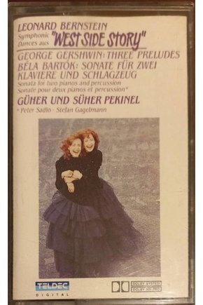 Bernstein Gershwin Bartok Pekinel Kaset