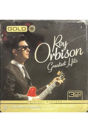 (PLAK DEĞİLDİR CD DİR) Cd Rıoy Orbisson Greatest Hits Triple 3 Cd Lik Set Cd