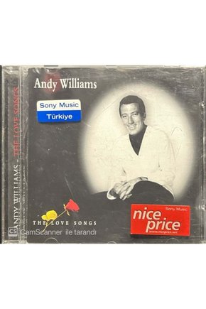 (PLAK DEĞİLDİR CD DİR) Cd Andy Williams The Love Songs Cd