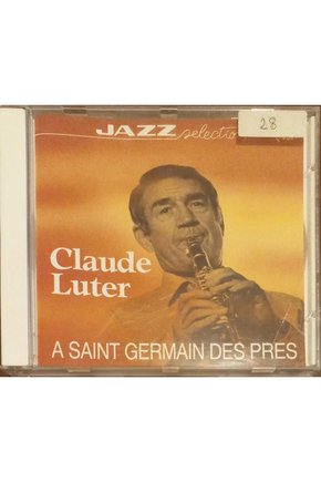 (PLAK DEĞİLDİR CD DİR) Cd Claude Luter A Saint Germain Des Pres Cd