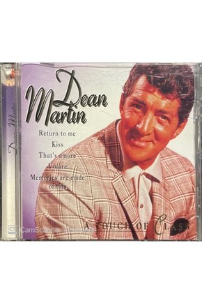 (PLAK DEĞİLDİR CD DİR) Cd Dean Martin A Touch Of Class Cd