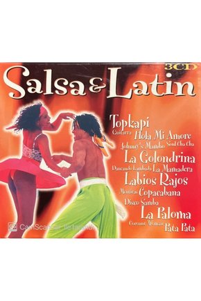 (PLAK DEĞİLDİR CD DİR) Cd Salsa & Latin Triple Cd