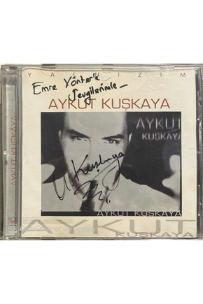 (PLAK DEĞİLDİR CD DİR) Cd Aykut Kuşkaya Imzalı Cd