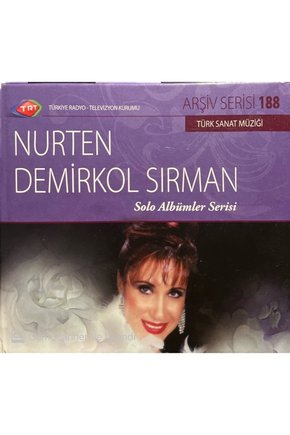 (PLAK DEĞİLDİR CD DİR) Trt Arşiv Serisi 188 Nurten Demirkol Sırman Cd