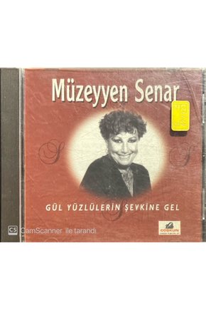 (PLAK DEĞİLDİR CD DİR) Cd Müzeyyen Senar Gül Yüzlülerin Şevkine Gel Sarı Bandrollü Cd