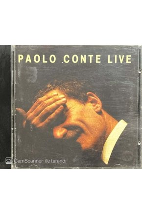 (PLAK DEĞİLDİR CD DİR) Cd Paolo Conte Live Cd