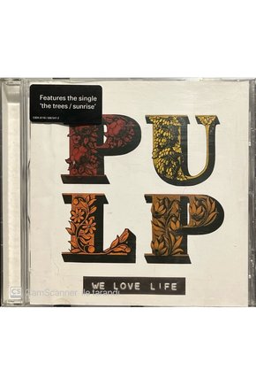 (PLAK DEĞİLDİR CD DİR) Cd Pulp We Love Life Cd