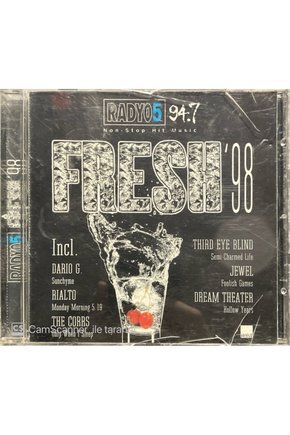 (PLAK DEĞİLDİR CD DİR) Cd Radyo 5 Fresh 98 Cd